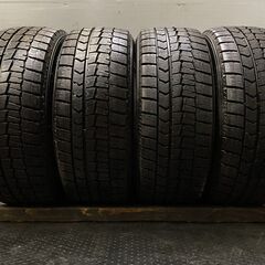 DUNLOP WINTER MAXX WM02 215/55R17 17インチ スタッドレス 4本 2019年製 バリ溝 エスティマ ヴェゼル カムリ等　(VTO652) クレジットカード QRコード決済可能