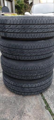 鉄チン スチールホイール 業者塗装 14インチ 155/65 14r タイヤ付き  軽バン 軽トラ