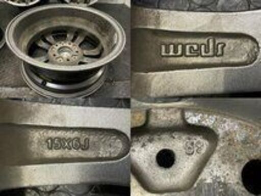 Weds NIRVANA ウェッズ ニルヴァーナ 15インチ 4本 6J5HPCD114.3+53