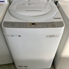 シャープ全自動洗濯機、6kg穴なし節水モデルES-GE6C-W ...