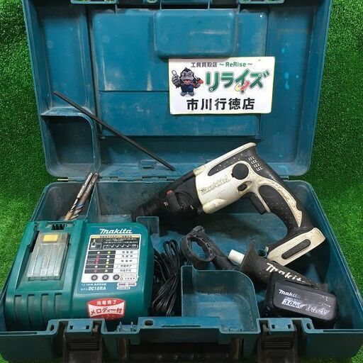 マキタ HR162D 充電式 ハンマ ドリル 14.4V 純正バッテリー1個付き【市川行徳店】【店頭取引限定】【中古】管理番号：ITGIGQQUA4OY