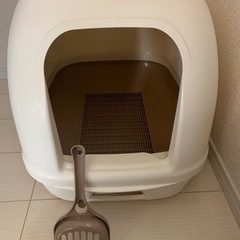 【取引完了】ペット猫トイレ【新品、未使用】スコップ付き