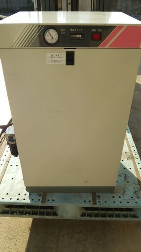 日立 小型空気圧縮機 PO-0.4LEVP !