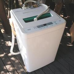  AQUA　全自動電気洗濯機 (5.0kg)給水・排水ホース付き