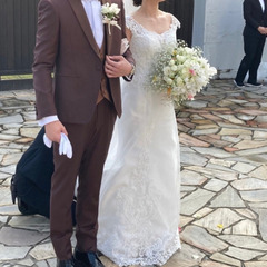 桂由美　ウェディングドレス