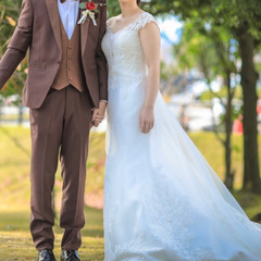 桂由美　ウェディングドレス