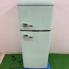 【2020年製】アイリスオーヤマ レトロ冷凍冷蔵庫 114L P...
