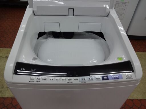 ID 008286　洗濯機日立　9K　２０１７年製　BW-DV90BE5