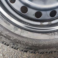 未使用スタッドレスタイヤ４本　ホイール付き 165/65R14 79Q NANKANG ICE ACTIVA AW-1  21年製