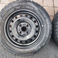 未使用スタッドレスタイヤ４本　ホイール付き 165/65R14 79Q NANKANG ICE ACTIVA AW-1  21年製