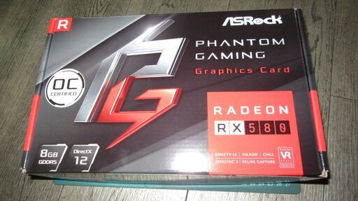 PCパーツ ASRock Radeon RX 580 8GB