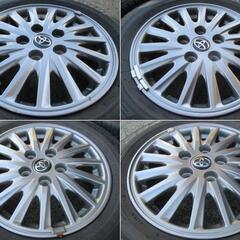 トヨタ純正 5H 6J PCD114.3 スタッドレス 195/65R15 タイヤホイール 4本