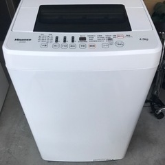 ハイセンス 全自動洗濯機 HW-E4502 2019年製