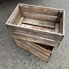 エクステリア用の木箱
