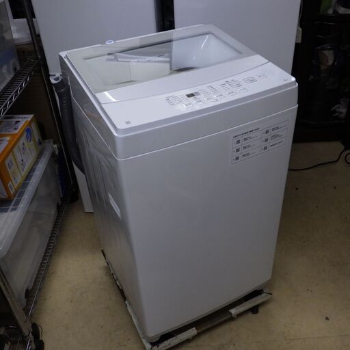 高年式　2021年製　美品　ニトリ　6kg　全自動洗濯機　NTR60　白/ホワイト　安心の一カ月保証♪