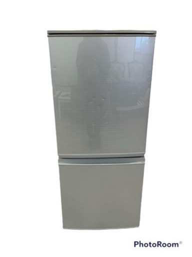 〚お値下げ中!!〛【2017年製】SHARP ノンフロン冷凍冷蔵庫 SJ-D14C-S 137L No.3