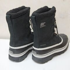 SOREL スノーブーツ カリブー WP 27cm NM1000-016 ブラック ソレル