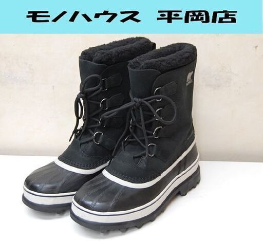 SOREL スノーブーツ カリブー WP 27cm NM1000-016 ブラック ソレル ウォータープルーフ 靴 札幌市 清田区 平岡