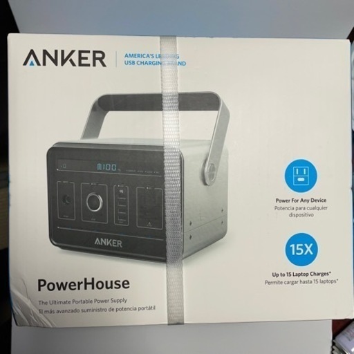 【新品】Anker PowerHouse ポータブル電源120,600mAh  モバイルバッテリー 災害時　アンカー　パワーハウス