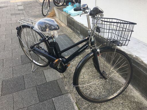 地域限定送料無料 ヤマハ パス シティ 新基準 8,1AH 27インチ 黒