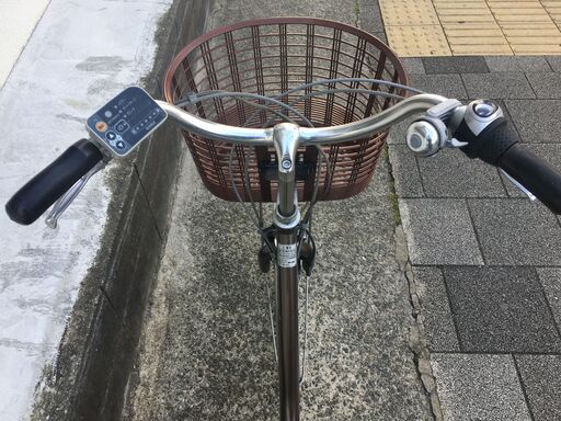 地域限定送料無料　ビビ　ライトユー　軽量モデル　6,6AH　茶　神戸　電動自転車 地域限定送料無料 パナソニック ビビ ライトユー 軽量車 24