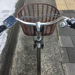 地域限定送料無料 パナソニック ビビ ライトユー 軽量車 24インチ 茶 