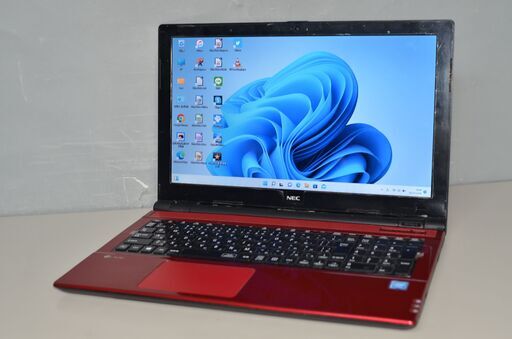 中古ノートパソコン 最新Windows11+office NEC NS150/G Celeron/新品爆速SSD256GB/メモリ4GB/DVDマルチ/無線内蔵/WEBカメラ/便利なソフト