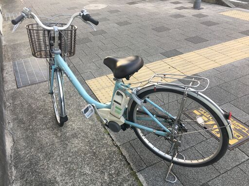 地域限定送料無料 ヤマハ パス 6AH 水色 アシスタ ビビ 神戸市 電動自転車