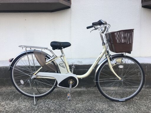 地域限定送料無料　パナソニック　ビビ　NX　3,1AH　新基準　子供乗せ　白　ナチュラ　アシスタ　神戸市　電動自転車