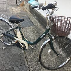 地域限定送料無料　アシスタ　子供乗せ　8,7AH　緑系　神戸市　電動自転車 地域限定送料無料 ヤマハ パス 新基準 子供乗せ 緑 8,1AH アシスタ