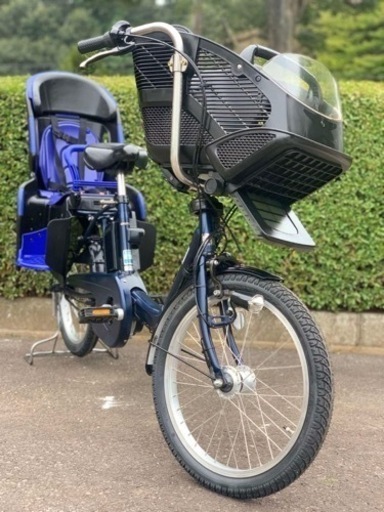 ❻ 4442子供乗せ電動自転車パナソニック3人乗り新品20インチ良好バッテリー