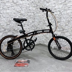 【新古車】DOPPELGANGER ドッペルギャンガー 折り畳み自転車 20インチ 6段変速 アルミフレーム 展示品 試乗車 jbk004