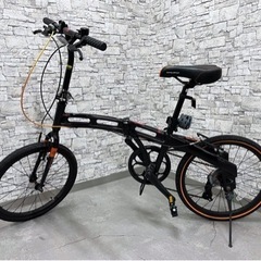 【新古車】DOPPELGANGER ドッペルギャンガー 折り畳み自転車 20インチ 6段変速 アルミフレーム 展示品 試乗車 jbk004