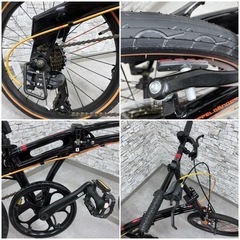 【新古車】DOPPELGANGER ドッペルギャンガー 折り畳み自転車 20インチ 6段変速 アルミフレーム 展示品 試乗車 jbk004