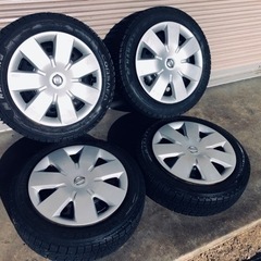 冬タイヤ 155/65R14 軽自動車コンパクトカー用ホイール付スタッドレス 