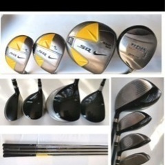 メンズ☆〖NIKE〗ナイキ他 15本 SRIXONバッグ 初心者 ゴルフ セット