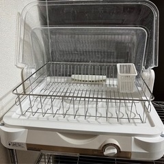 コイズミ 食器乾燥機(ステンレスかご) ホワイト KDE-6000/W