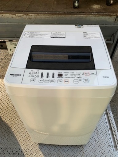 配送可能　ハイセンス 全自動洗濯機 HW-T45A