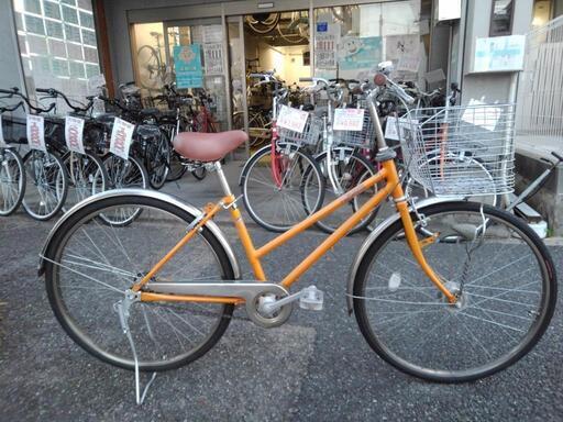 中古自転車２３４１　日本製　２６インチ　ギヤなし　LEDオートライト　キッキーと音がならない後輪ブレーキ\n錆びにくい部品：ハンドル・リム・ドロヨケ・チェーンケース・ブレーキレバー