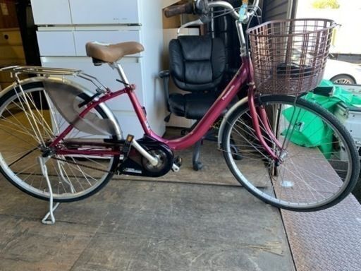 電動アシスト自転車 配送可能　パナソニック Panasonic BE-ELD63P [電動アシスト自転車 ビビ・DX 26型 内装3段変速 グラマラスパープル]