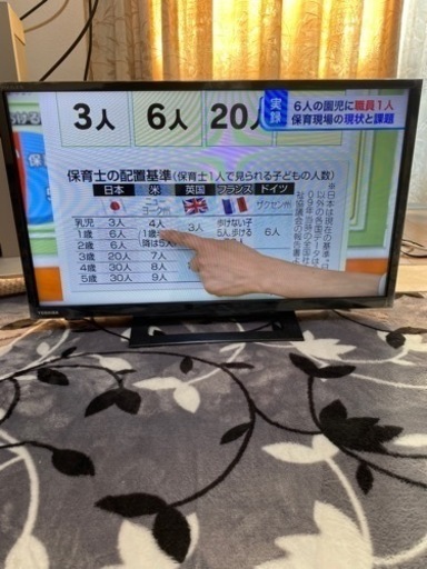 【最終値下げ】美品！格安！高年式！早い者勝ち！　一宮市　2021年式TOSHIBA液晶テレビREGZA 24インチ