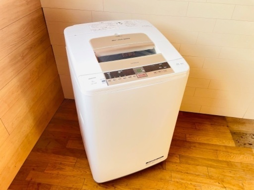 8キロ❗️ビートウォッシュ❗️配送可能！洗濯機 HITACHI 12002
