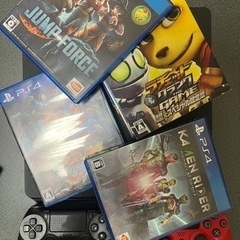 交渉中】ps4 本体 コントロール×2 ソフト×4 HDMIケーブル セット