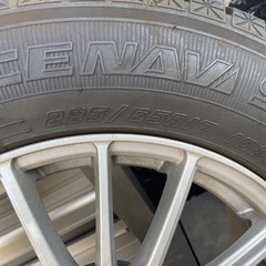 決まりました　ハリアー60系スタッドレスタイヤアルミ4本セット