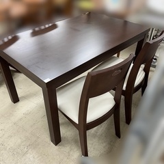 J2033 ダイニングテーブルセット 椅子2脚付 4人掛けダイニングテーブル