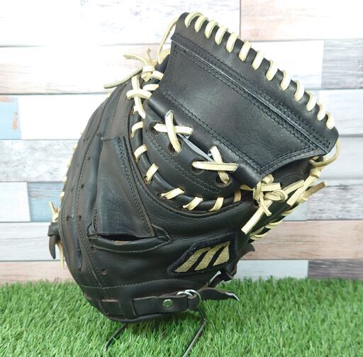 説明お読みください 説明お読みください リメイク品☆ミズノプロ キャッチャーミット 軟式