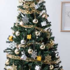 クリスマスツリー オーナメント＆ライト付き 12/12までに引き取り