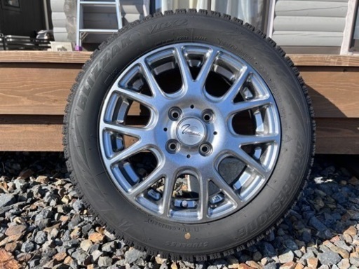 軽自動車 BLIZZAK VRX2スタッドレスホイール付き4本セット 美品