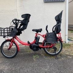 ヤマハ　3人乗り電動自転車