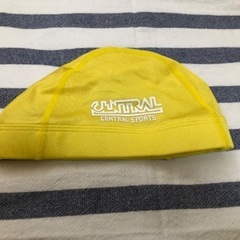 セントラル　スイミング　水泳　帽子　黄色　M